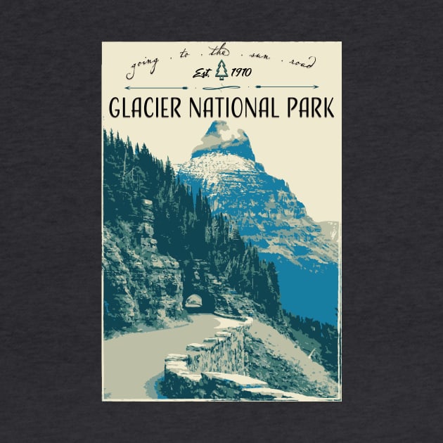 Glacier National Park - Going to the Sun Road by loudestkitten